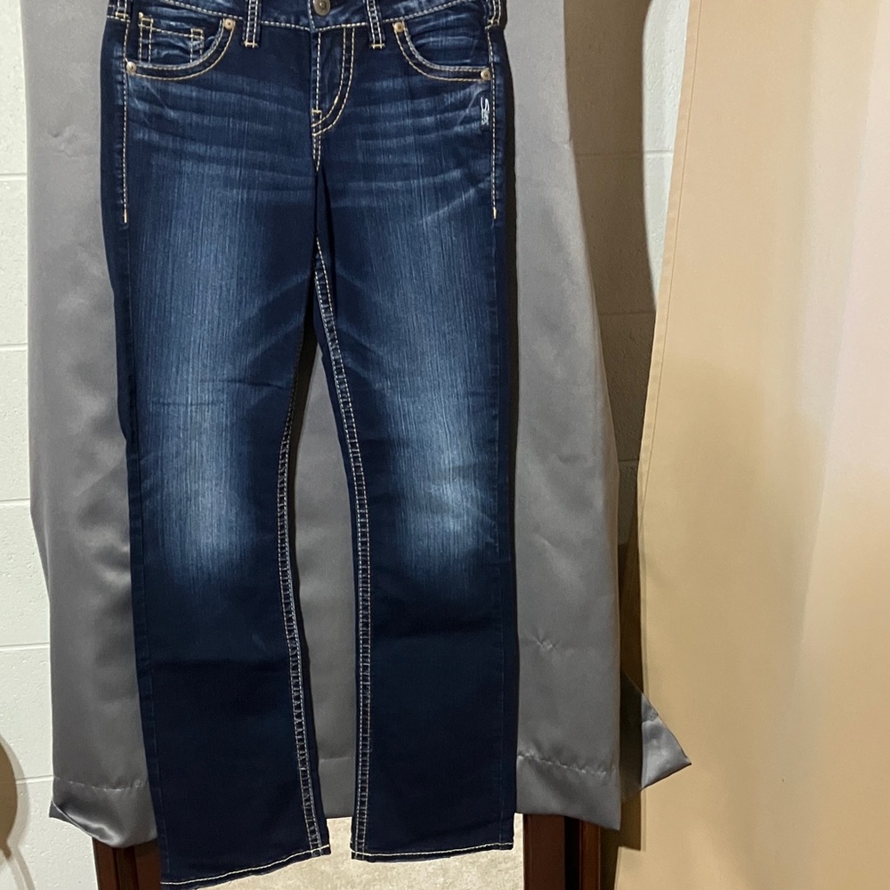 Silver Jeans Indigo Straight Leg Women's Denim